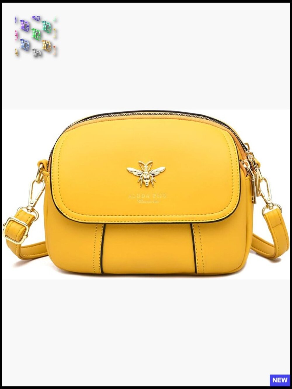 Small Crossbody Bag Shoulder Purse for Women Nylon Lightweight Travel Cell